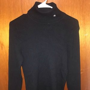 Ralph lauren black turtleneck top